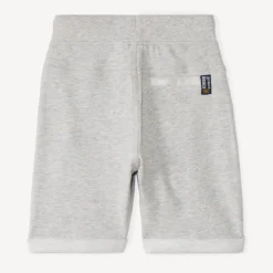 Bermuda in effen molleton met elastische taille jongens