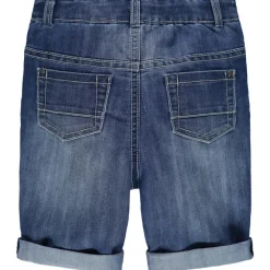 Bermuda in jeans met used effect voor baby jongen