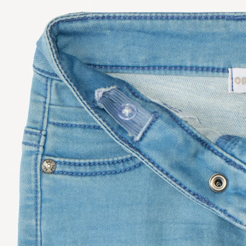 Bermuda jeanslook voor baby jongen