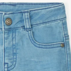 Bermuda jeanslook voor baby jongen