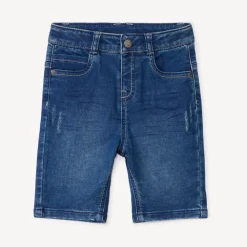 Bermuda jeanslook voor baby jongen