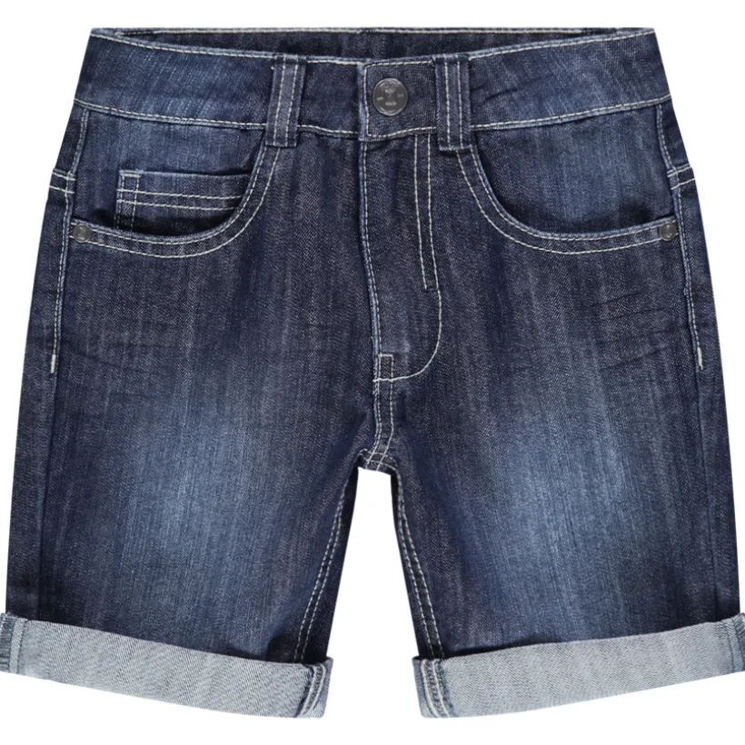Bermuda jeans met een vervaagde uitstraling jongens