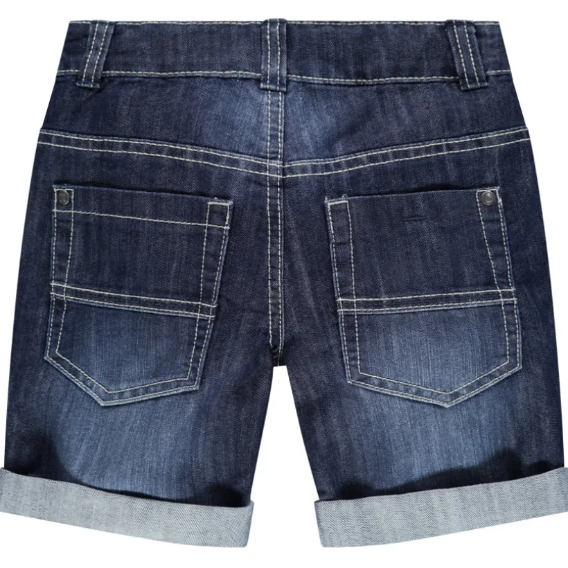 Bermuda jeans met een vervaagde uitstraling jongens