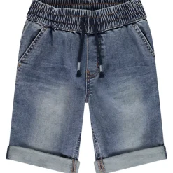 Bermuda jeans met elastische taille jongens