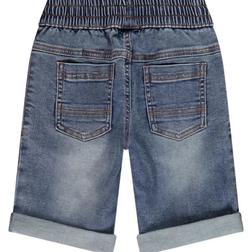 Bermuda jeans met elastische taille jongens