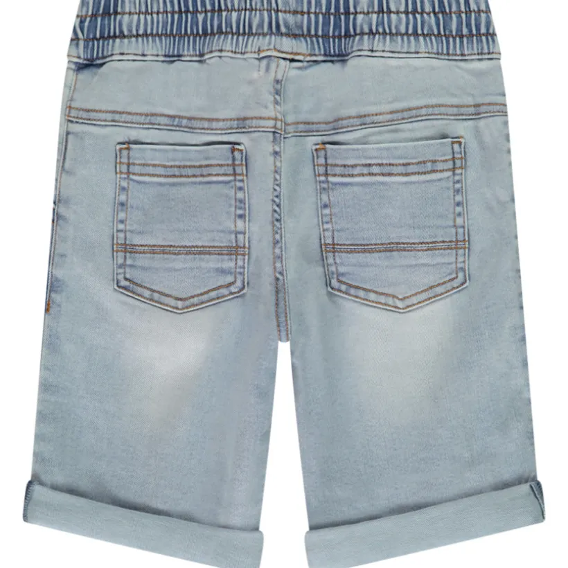 Bermuda jeans met elastische taille jongens