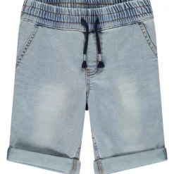 Bermuda jeans met elastische taille jongens