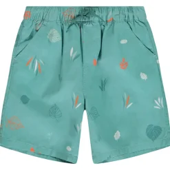 Bermuda met fantasiedruk bladeren voor jongen