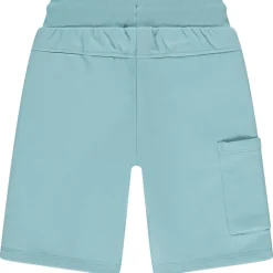 Bermuda met fleece en puff print jongens