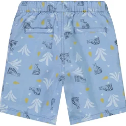 Bermuda met katachtige print voor baby jongen
