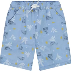 Bermuda met katachtige print voor baby jongen