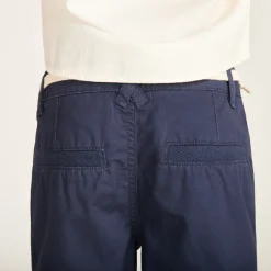 Bermuda met tailleband in twill voor jongen