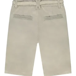 Bermuda met tailleband in twill voor jongen
