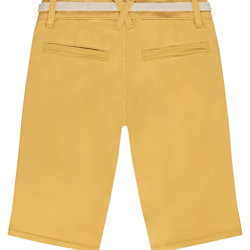 Bermuda met tailleband in twill voor jongen