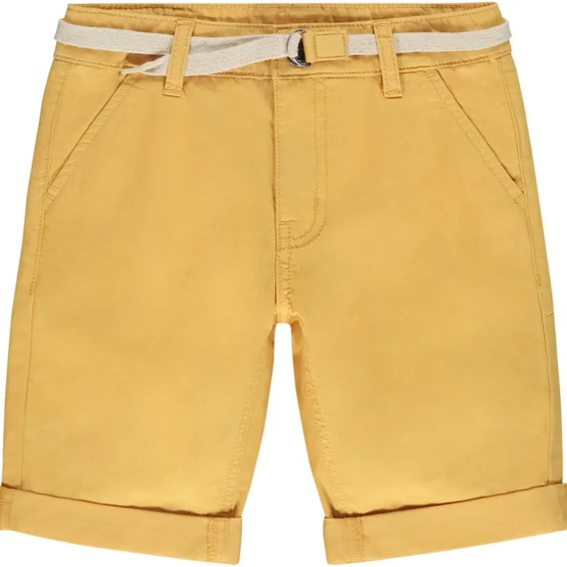 Bermuda met tailleband in twill voor jongen