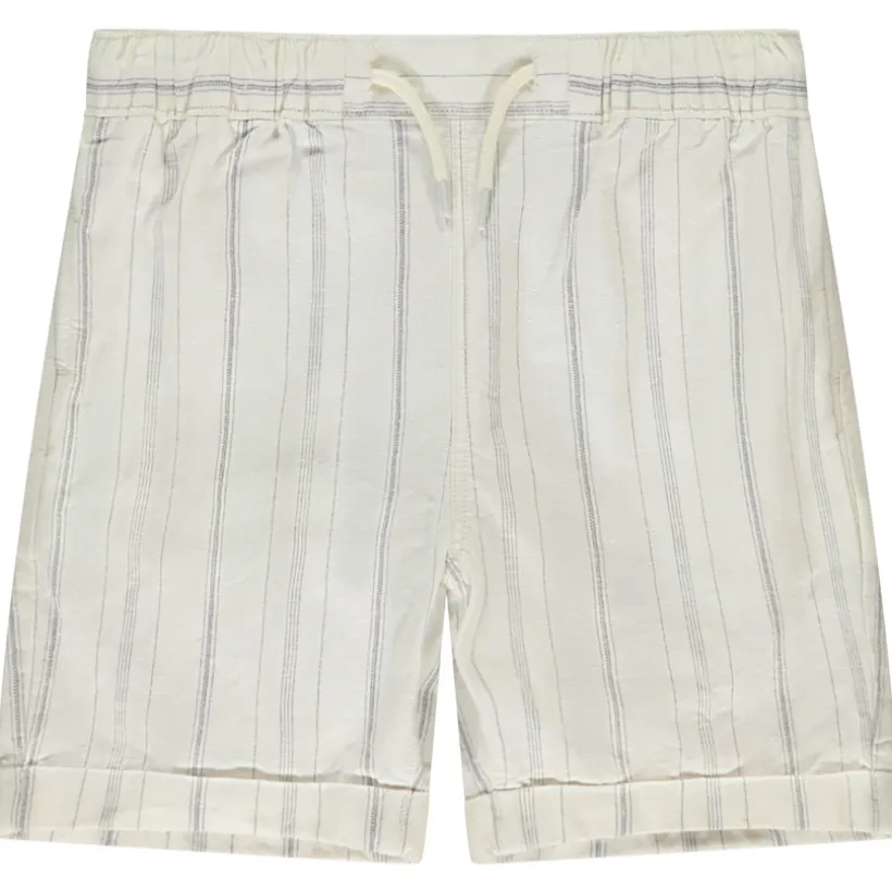Bermuda's van stof met strepen voor jongens