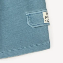 Bermuda van fleece met flapzakken jongens