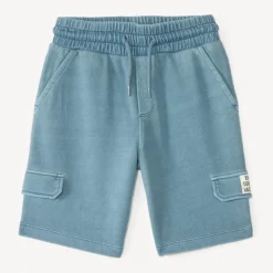 Bermuda van fleece met flapzakken jongens