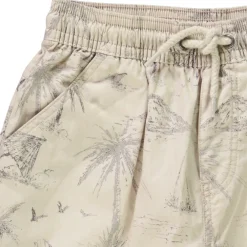 Bermuda van katoen met strandprint jongens