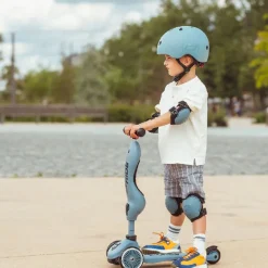 Beschermingsset knieën en ellebogen Scoot and Ride XXS blauw