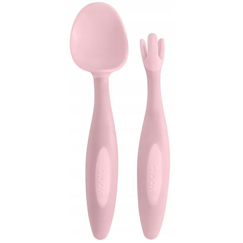 Bestekset 2-delig + etui Blush 9M+