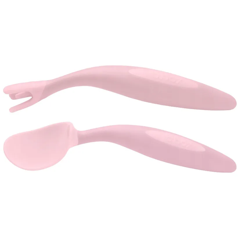 Bestekset 2-delig + etui Blush 9M+