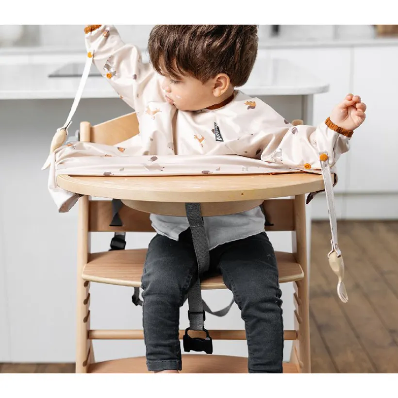 Bestekset Handi lepel & vork met bevestiging clip Fawn 6m+