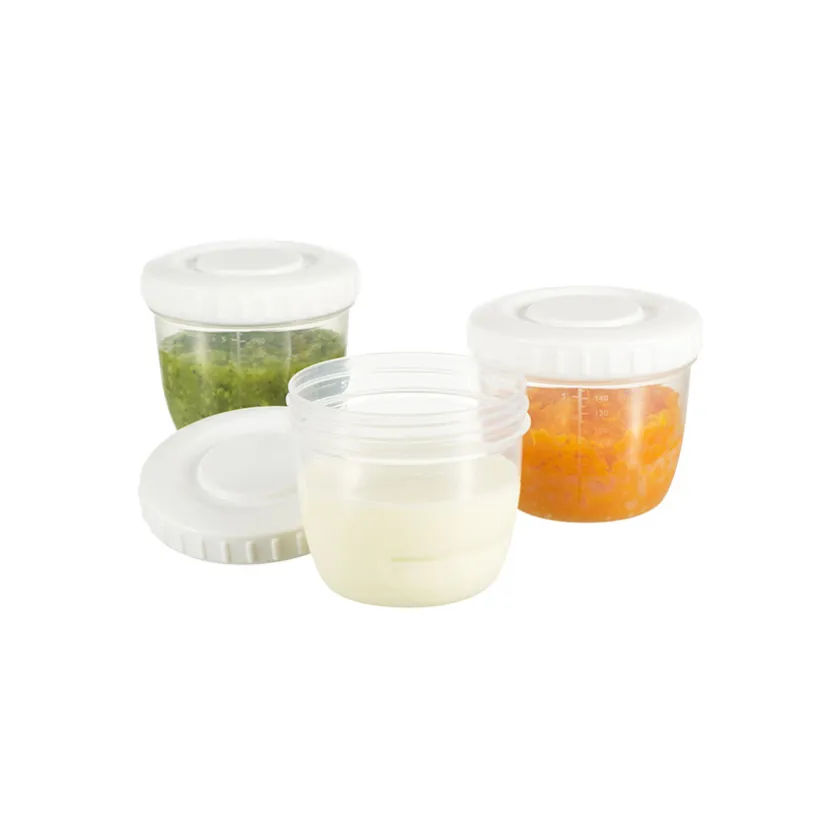 Bewaarpotjes voor moedermelk en babyvoeding 6 STKS