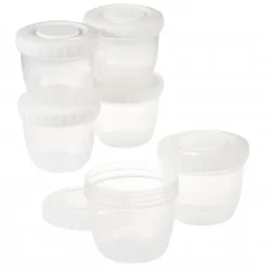 Bewaarpotjes voor moedermelk en babyvoeding 6 STKS