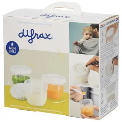 Bewaarpotjes voor moedermelk en babyvoeding 6 STKS