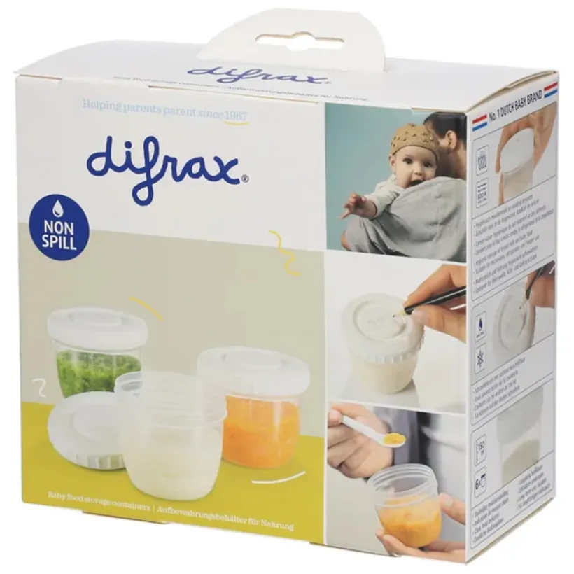 Bewaarpotjes voor moedermelk en babyvoeding 6 STKS