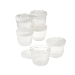 Bewaarpotjes voor moedermelk en babyvoeding 6 STKS