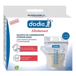BEWAARZAKJES MOEDERMELK 20 STUKS