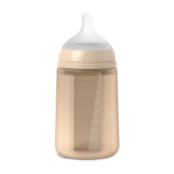 Biberon en silicone Colour Essence 240 ml beige