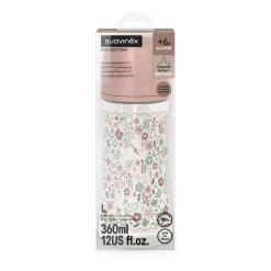 Biberon met fysiologische speen SX PRO L 360ml Wonderland Liberty roze