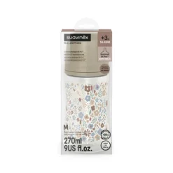 Biberon met fysiologische speen SX PRO M 270ml Wonderland Liberty Beige