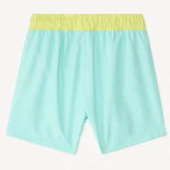 Bicolore en geprinte zwemshort jongens