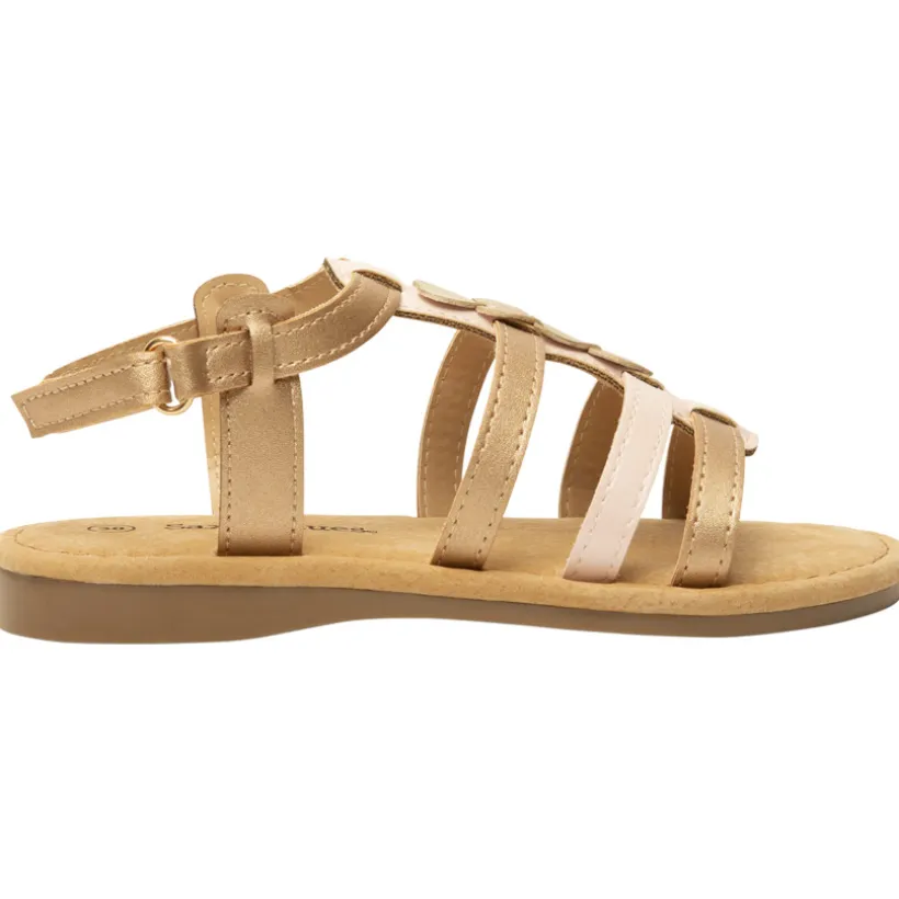 Bicolore sandalen met hartjes meisjes