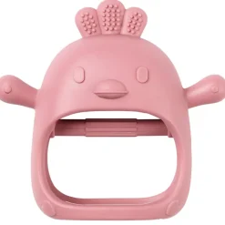 Bijthanschoen in silicone - Kip - Oud roze