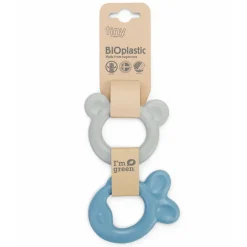 2 bijtringen Tiny Bio – Blauw/Grijs