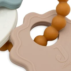 Bijtring sleutelhanger siliconen Lovely Birds