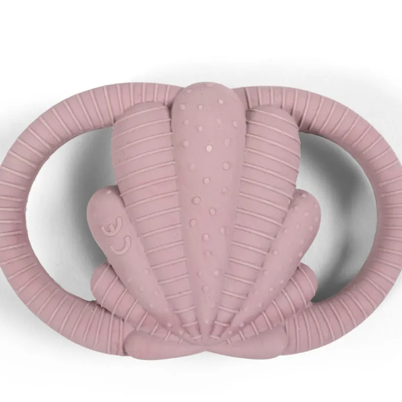 Bijtspeeltje bijtring zeeschelp Seashell Blush