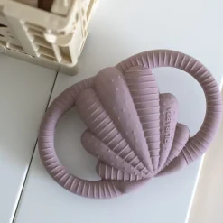 Bijtspeeltje bijtring zeeschelp Seashell Blush