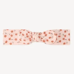 Bloemend meisjes haarband met knoop