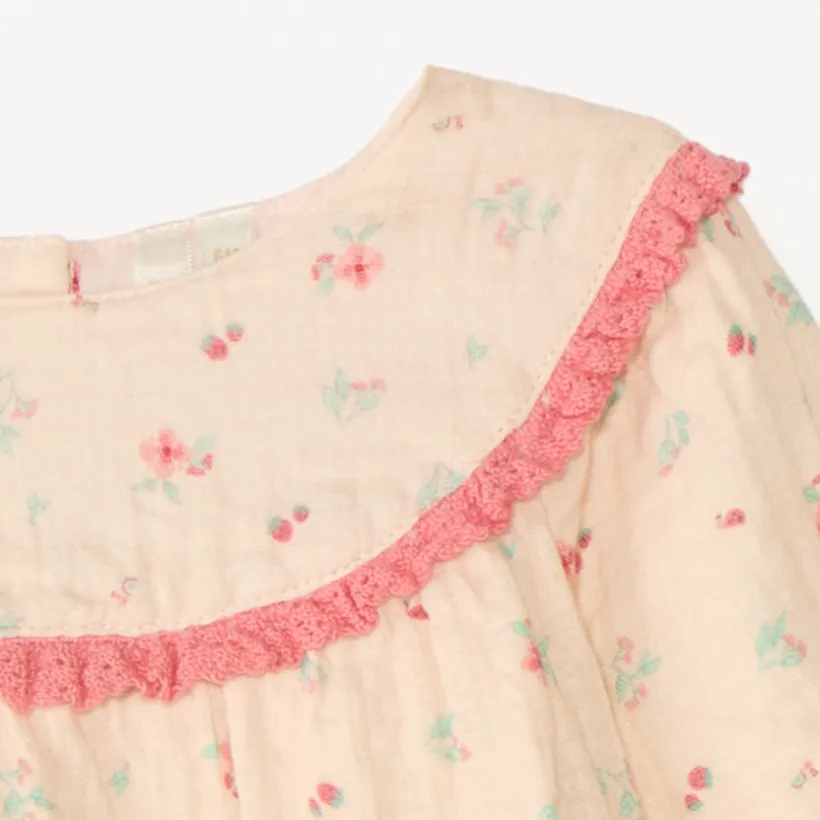 Bloemend print chiffon jurk voor babymeisjes
