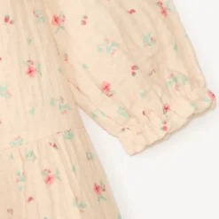 Bloemend print chiffon jurk voor babymeisjes
