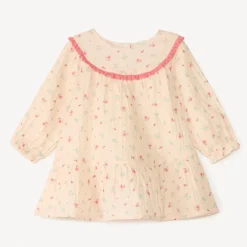 Bloemend print chiffon jurk voor babymeisjes