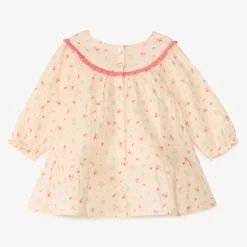 Bloemend print chiffon jurk voor babymeisjes