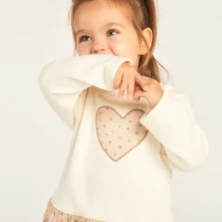 Bloemendress met 2-in-1 effect meisjes.