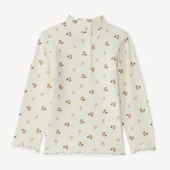 Bloes met bloemenprint voor babymeisjes